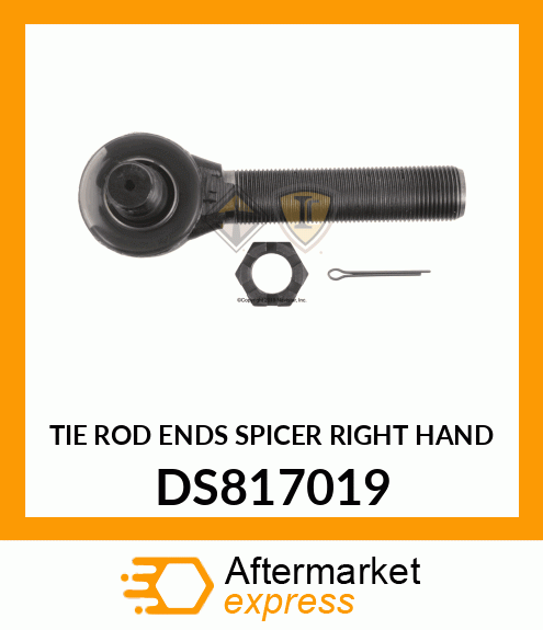 TIE ROD ENDS SPICER RIGHT HAND DS817019