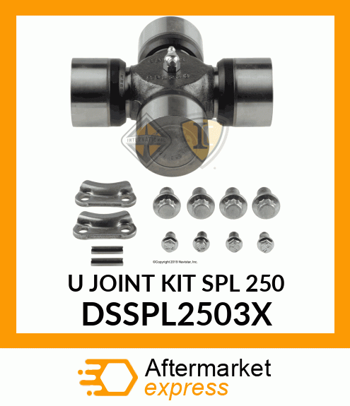 U JOINT KIT SPL 250 DSSPL2503X