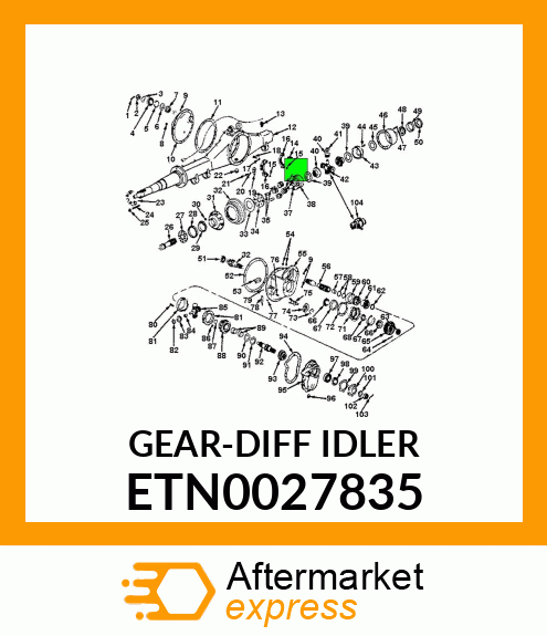 GEAR-DIFF IDLER ETN0027835