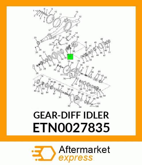 GEAR-DIFF IDLER ETN0027835