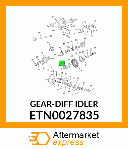 GEAR-DIFF IDLER ETN0027835