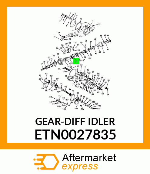 GEAR-DIFF IDLER ETN0027835