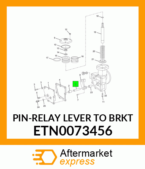 PIN-RELAY LEVER TO BRKT ETN0073456