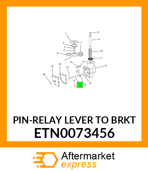 PIN-RELAY LEVER TO BRKT ETN0073456