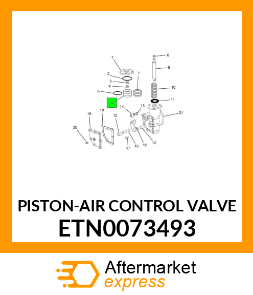 PISTON-AIR CONTROL VALVE ETN0073493