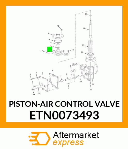 PISTON-AIR CONTROL VALVE ETN0073493