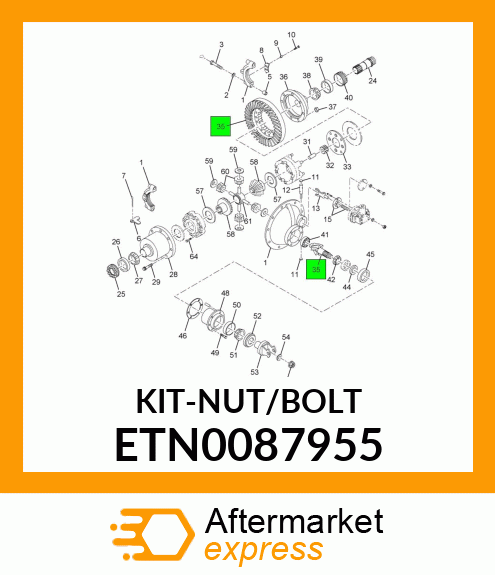 KIT-NUT/BOLT ETN0087955