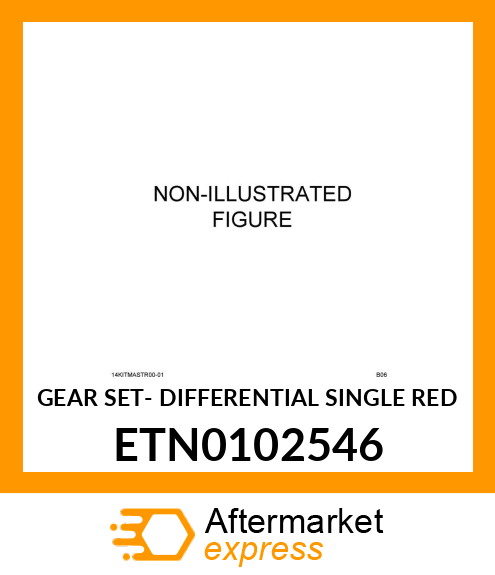 GEAR SET- DIFFERENTIAL SINGLE RED ETN0102546