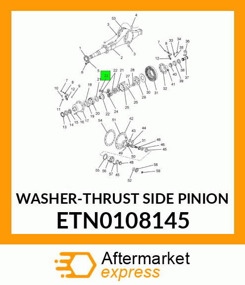 WASHER-THRUST SIDE PINION ETN0108145