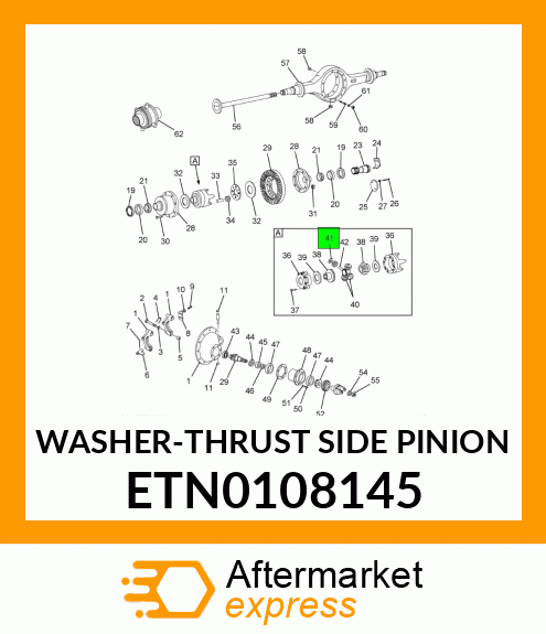 WASHER-THRUST SIDE PINION ETN0108145