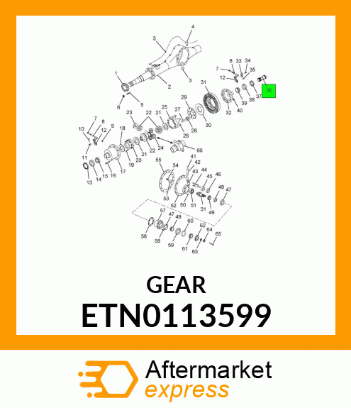 CLUTCH- DIFFERENTIAL SLIDING ETN0113599