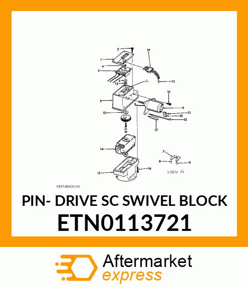 PIN- DRIVE SC SWIVEL BLOCK ETN0113721