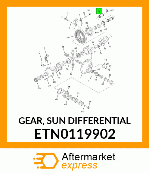 GEAR, SUN DIFFERENTIAL ETN0119902