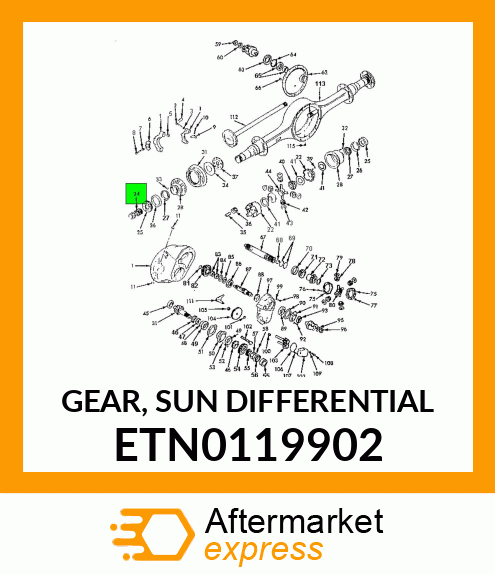 GEAR, SUN DIFFERENTIAL ETN0119902