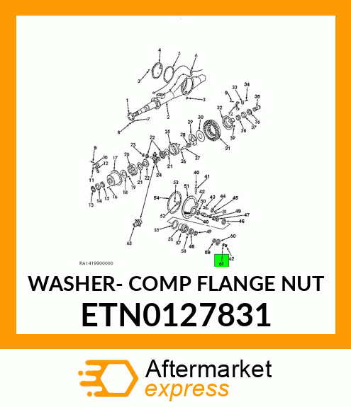 WASHER- COMP FLANGE NUT ETN0127831