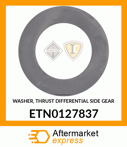 WASHER, THRUST DIFFERENTIAL SIDE GEAR ETN0127837