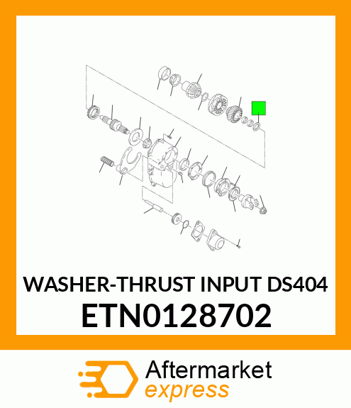 WASHER-THRUST INPUT DS404 ETN0128702