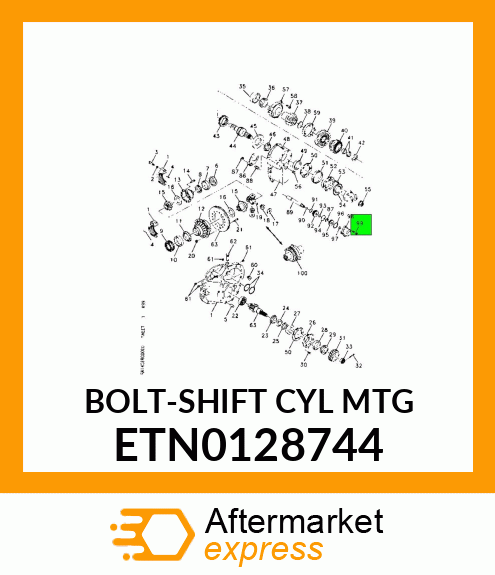 BOLT-SHIFT CYL MTG ETN0128744