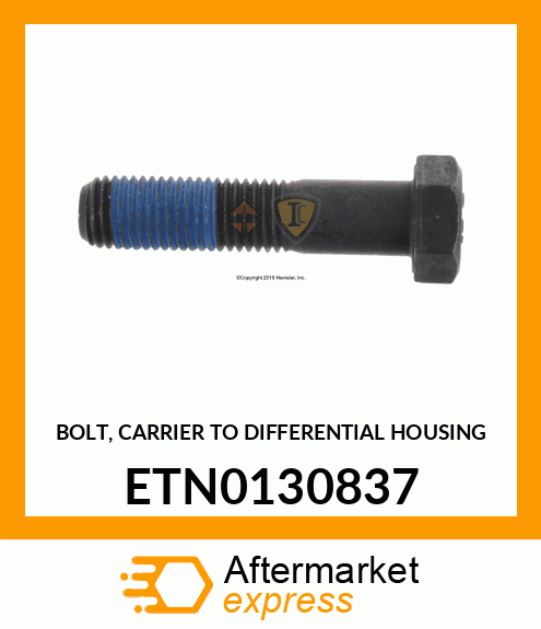 BOLT, CARRIER TO DIFFERENTIAL HOUSING ETN0130837