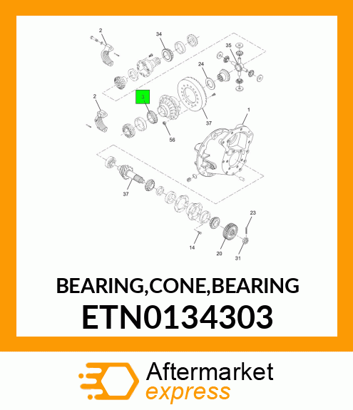 BEARING,CONE,BEARING ETN0134303