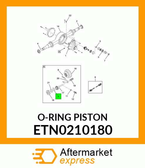 O-RING PISTON ETN0210180