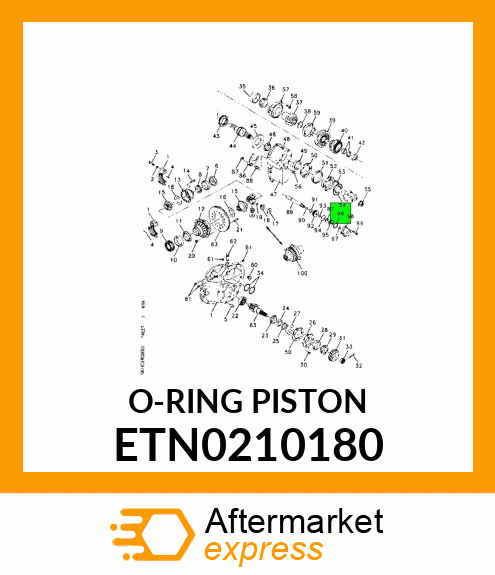 O-RING PISTON ETN0210180