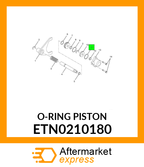 O-RING PISTON ETN0210180