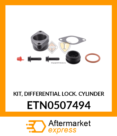 KIT, DIFFERENTIAL LOCK CYLINDER ETN0507494