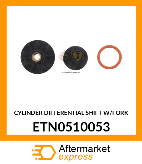 CYLINDER DIFFERENTIAL SHIFT W/FORK ETN0510053