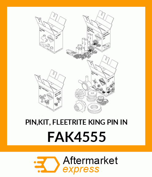 PIN,KIT, FLEETRITE KING PIN IN FAK4555