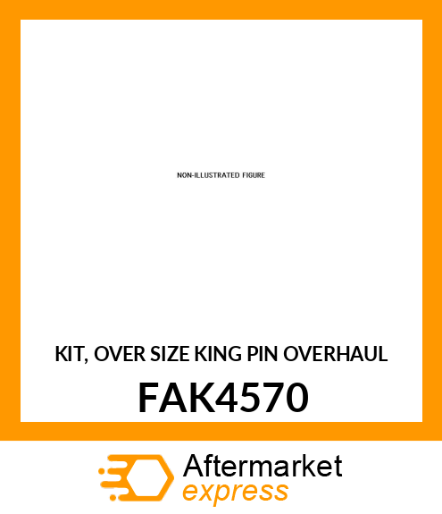 KIT, OVER SIZE KING PIN OVERHAUL FAK4570