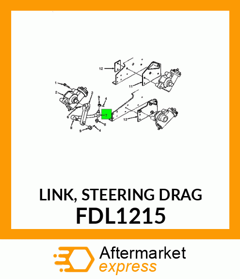 LINK, STEERING DRAG FDL1215