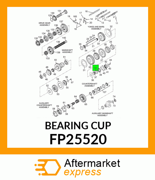 CUP, BEARING FP25520