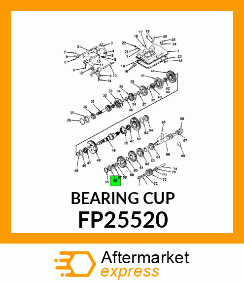 CUP, BEARING FP25520