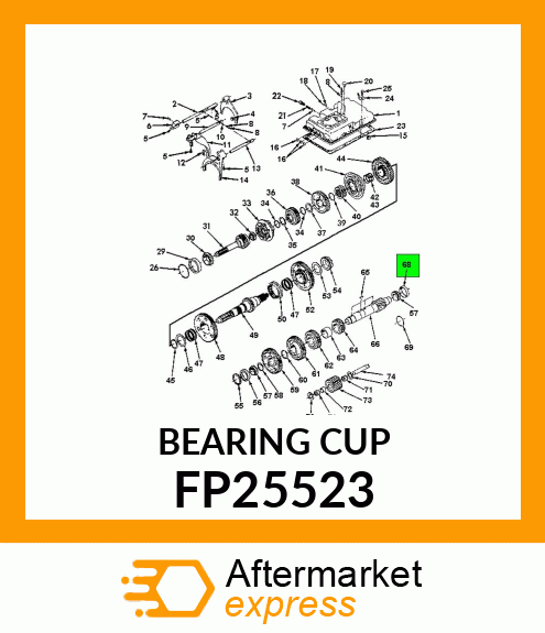 BEARING CUP FP25523