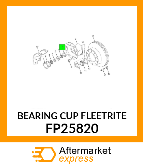 BEARING CUP FLEETRITE FP25820