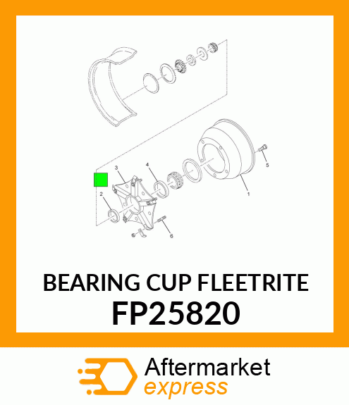 BEARING CUP FLEETRITE FP25820