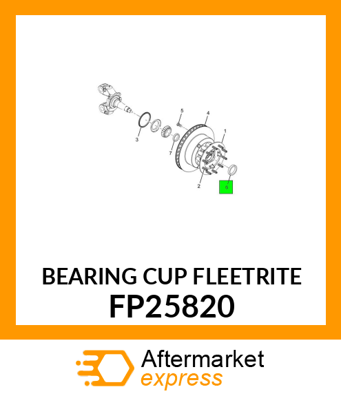 BEARING CUP FLEETRITE FP25820