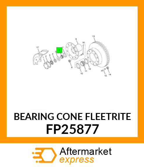 BEARING CONE FLEETRITE FP25877