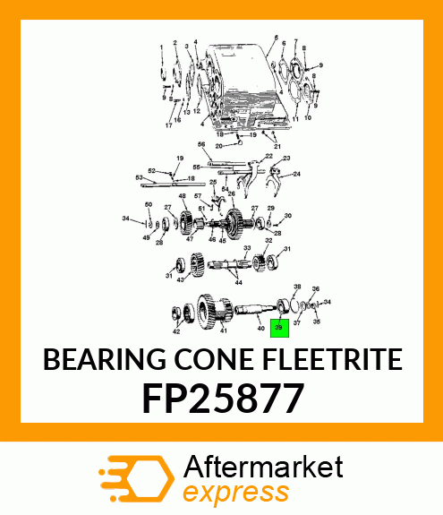 BEARING CONE FLEETRITE FP25877