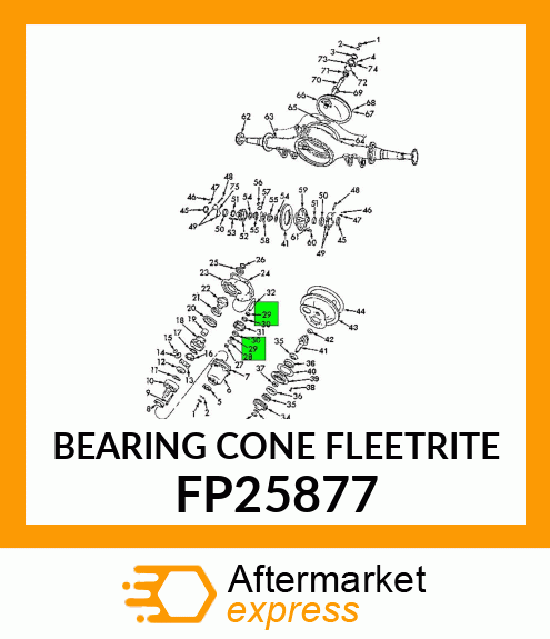 BEARING CONE FLEETRITE FP25877