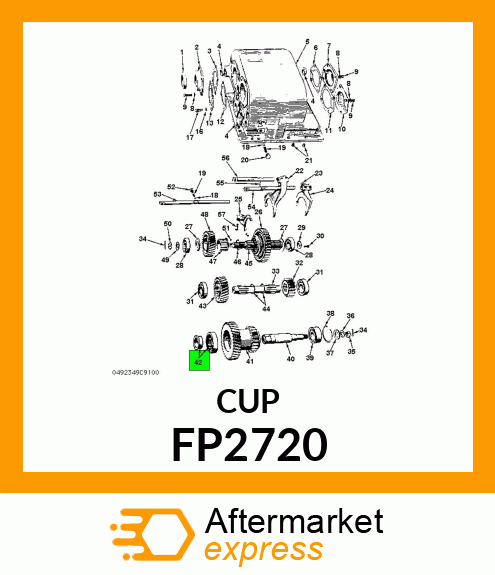 CUP, BEARING FP2720