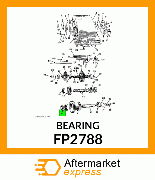 BEARING CONE TRANSMISSION FP2788