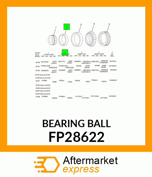 BEARING BALL FP28622