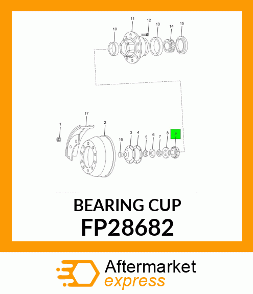 BEARING CUP FP28682