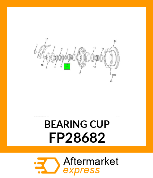 BEARING CUP FP28682