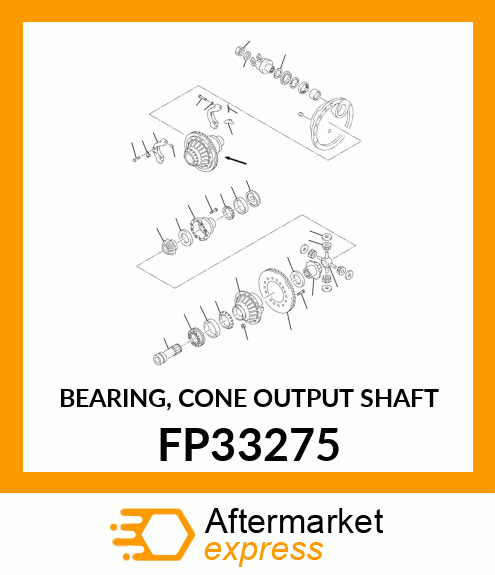 BEARING, CONE OUTPUT SHAFT FP33275