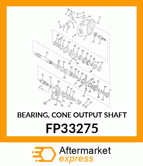 BEARING, CONE OUTPUT SHAFT FP33275