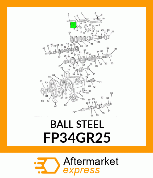 BALL STEEL FP34GR25