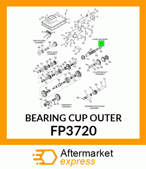 BEARING CUP OUTER FP3720